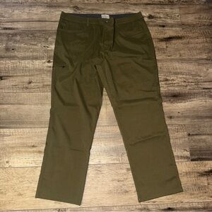 Original Weatherproof Vintage Men's 38x30 Green Stretch Pants Reg. Fit